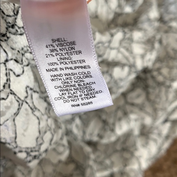 Express lace ruched sheath dress. Worn once. - Picture 6 of 6